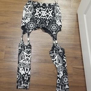 Killstar garter leggings